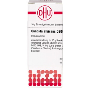 CANDIDA ALBICANS D 200 Globuli Produktbild