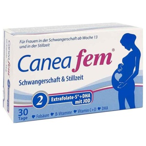 Caneafem 2 Extrafolate-S+DHA+Jod Kapseln Produktbild