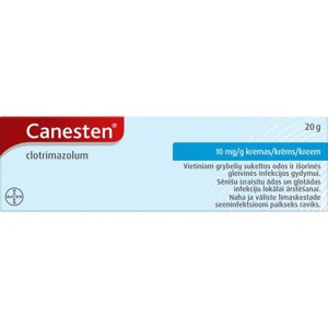 Canesten kreem 10mg/g 20g toote pilt