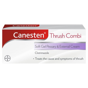 Canesten Thrush Combi Soft Gel Pessary & External Cream product image