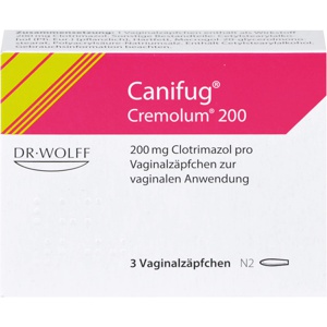 CANIFUG Cremolum 200 Vaginalsuppositorien Produktbild