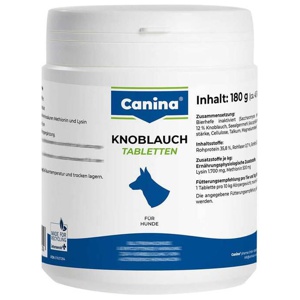 Canina Knoblauch Tabletten für Hunde, 45 St Tabletten Produktbild