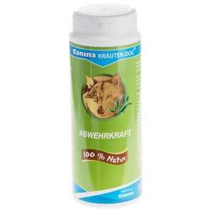 CANINA-Kraeuter-Doc-Abwehrkraft-Pulver-vet Produktbild