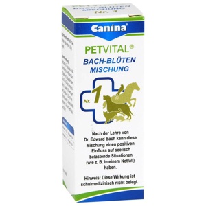 PETVITAL Bachblüten Nr.1 Globuli vet. Produktbild
