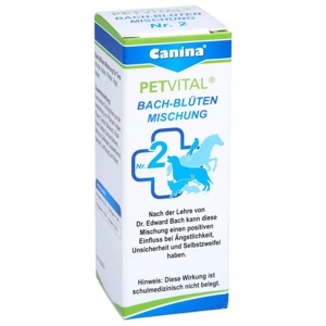 PETVITAL Bachblüten Nr.2 Globuli vet. Produktbild
