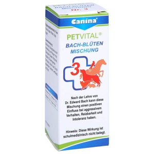 Petvital Bachblüten Nr.3 Globuli vet. (für Tiere), 10 g Globuli Produktbild