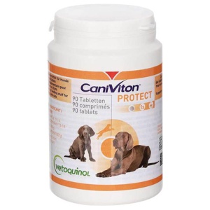 Caniviton Protect Ergänzungsfuttermittel für Hunde / Katzen, 90 St Tabletten Produktbild