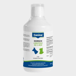 Caniworld Canina Dorsch Lebertran 250 ml Produktbild