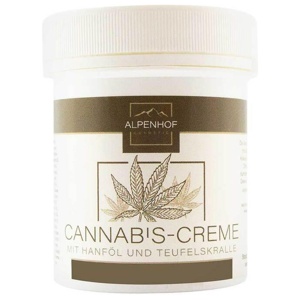 Cannabis Creme mit Hanföl + Teufelskralle Alpenhof, 125 ml Creme Produktbild