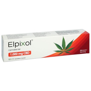 Cannabis Gel 1000 mg Wärme Gel Elpixol, 120 ml Gel Produktbild