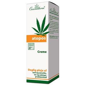 Cannaderm Creme T. Sart & Sensitiv Hud Atopos   75 g produktbillede