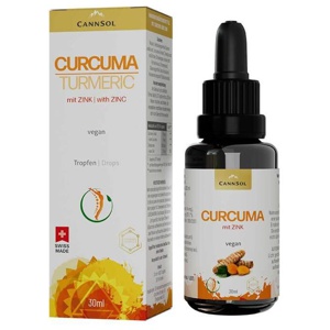CannSol Curcuma mit Zink Tropfen Produktbild