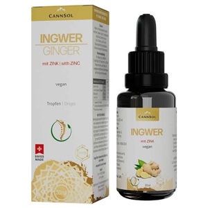 CannSol Ingwer mit Zink Tropfen Produktbild