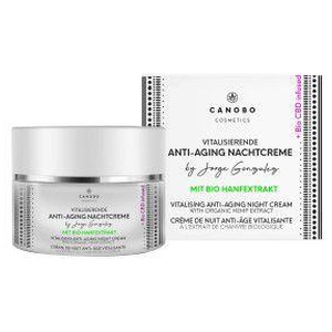 Canobo CBD Anti-Aging Nachtcreme mit Bio Hanfextrakt Produktbild