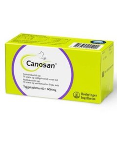 Canosan 600mg tyggetabletter fôrtilskudd til katt 60 stk produktbilde