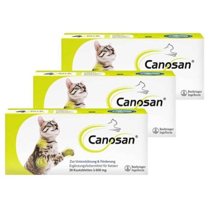 Canosan Katze Kautabletten, 3x30 St Kautabletten Produktbild