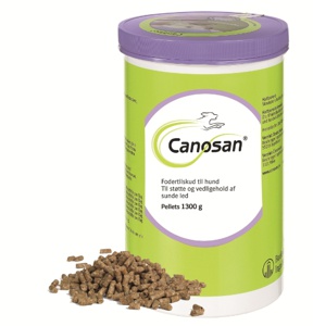 Canosan pellets fôrtilskudd til hund 1300 g produktbilde