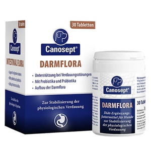 Canosept Darmflora Tabletten F.hunde Produktbild