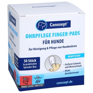 Canosept Ohrpflege Finger-Pads für Hunde, 50 St n.v. Produktbild