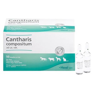 CANTHARIS COMPOSITUM ad us.vet.Ampullen Produktbild