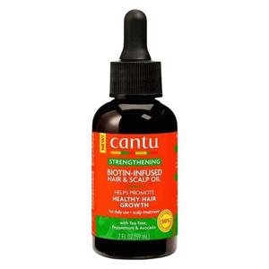 Cantu Strengthening Biotin-infused Hair &amp; Scalp oil 59 ml produkt bild