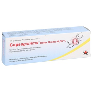 CAPSAGAMMA Dolor Creme 0,05% Produktbild