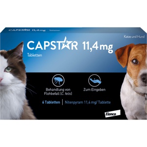 CAPSTAR 11,4 mg Tabletten f.Katzen/kleine Hunde Produktbild