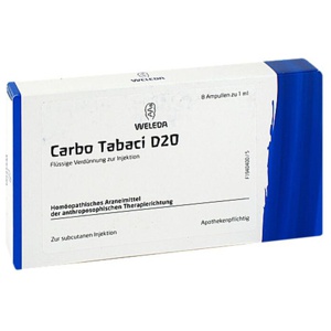CARBO TABACI D 20 Ampullen Produktbild