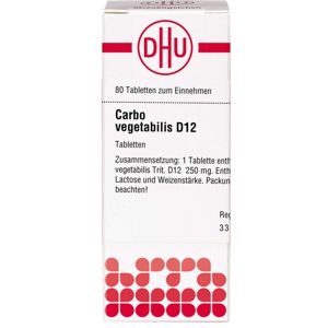 CARBO VEGETABILIS D 12 Tabletten Produktbild