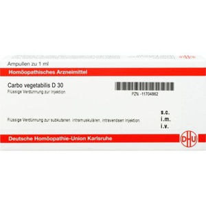 CARBO VEGETABILIS D 30 Ampullen Produktbild