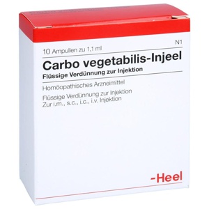 CARBO VEGETABILIS INJEEL Ampullen Produktbild