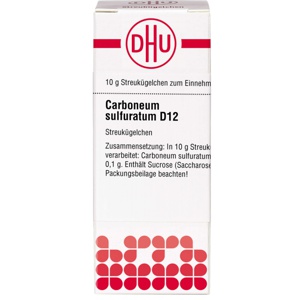 CARBONEUM SULFURATUM D 12 Globuli Produktbild