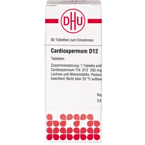 CARDIOSPERMUM D 12 Tabletten Produktbild