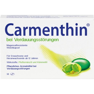 CARMENTHIN bei Verdauungsstörungen msr.Weichkaps. Produktbild