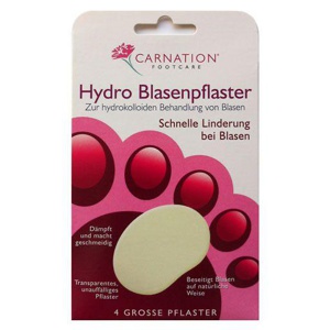 CARNATION Hydro Blasenpflaster 4 St Pflaster Produktbild