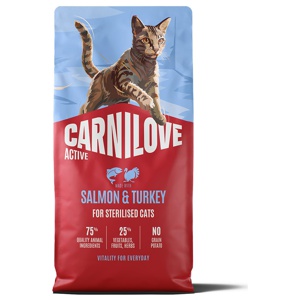 Carnilove Active Adult Sterilised med lax & kalkon - 6 kg produkt bild