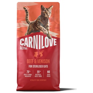 Beef & Venison Adult Sterilised Torrfoder för Katt - 6 kg produkt bild