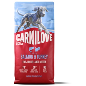 Carnilove Active Junior Large Breed lax & kalkon - Ekonomipack: 2 x 12 kg produkt bild