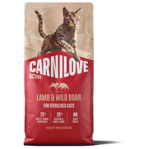 Carnilove Cat Active Sterilised Lamb & Wild Boar Torrfoder till Katt produkt bild