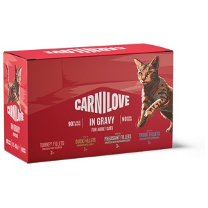 Carnilove Cat Adult Bitar i Sås Multipack Våtfoder till Katt 12 x 85 g produkt bild