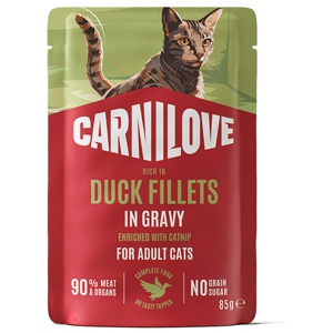 Carnilove Cat Adult Duck with Catnip Våtfoder till Katt 85 g produkt bild
