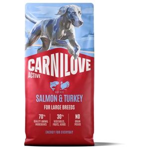 Carnilove Dog Adult Active Large Breed Salmon & Turkey Torrfoder till Hund produkt bild