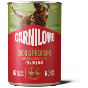Carnilove Dog Adult Duck & Pheasant Paté Våtfoder till Hund 400 g produkt bild