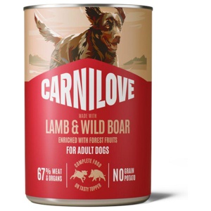 Carnilove Dog Adult Lamb & Wild boar Paté 400 g produktbilde