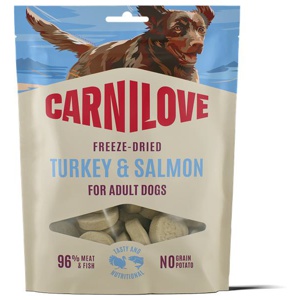 Carnilove Dog Freeze Dried Turkey & Salmon hundgodis 60 g produkt bild