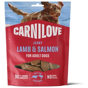Carnilove Dog Jerky Lamb with Salmon 100 g produkt bild