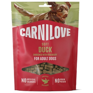 Carnilove Dog Soft Snack Duck enriched with Rosemary 200 g produkt bild