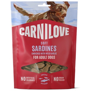 Carnilove Dog Soft snack Sardines enriched with Wild garlic 200 g produkt bild