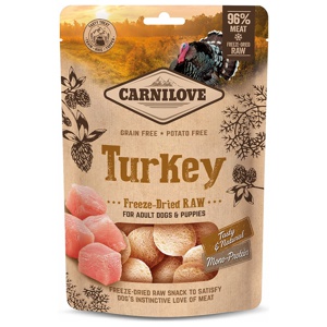 Carnilove Freeze-Dried Raw Snacks Turkey 60 g produkt bild