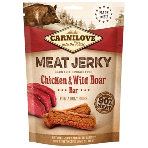 Carnilove Jerky Chicken & Wild Boar Bar 100 g produkt bild